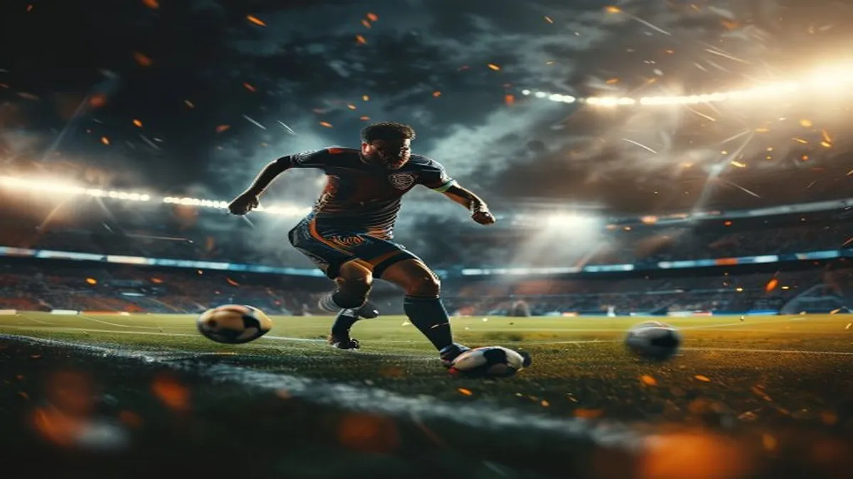 Xavi Simons being stretchered off the field